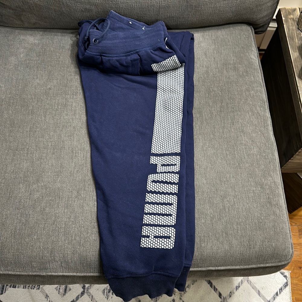 Men’s Medium Used Pima Joggers Navy